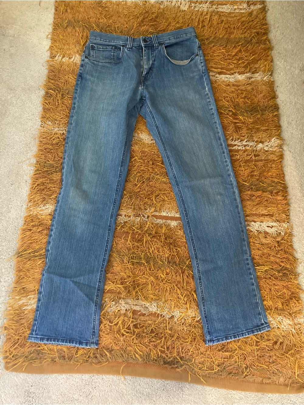 Prana Men's Straight Jeans in Faded Blue